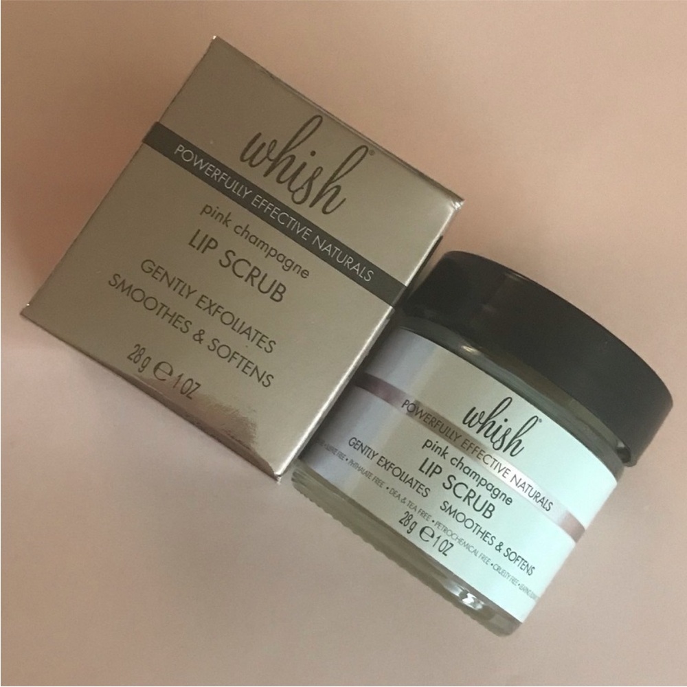 Whish Pink Champagne Lip Scrub - Exfoliates, Smoothes and Softens, 1 oz / 28 g - Picture 14 of 14